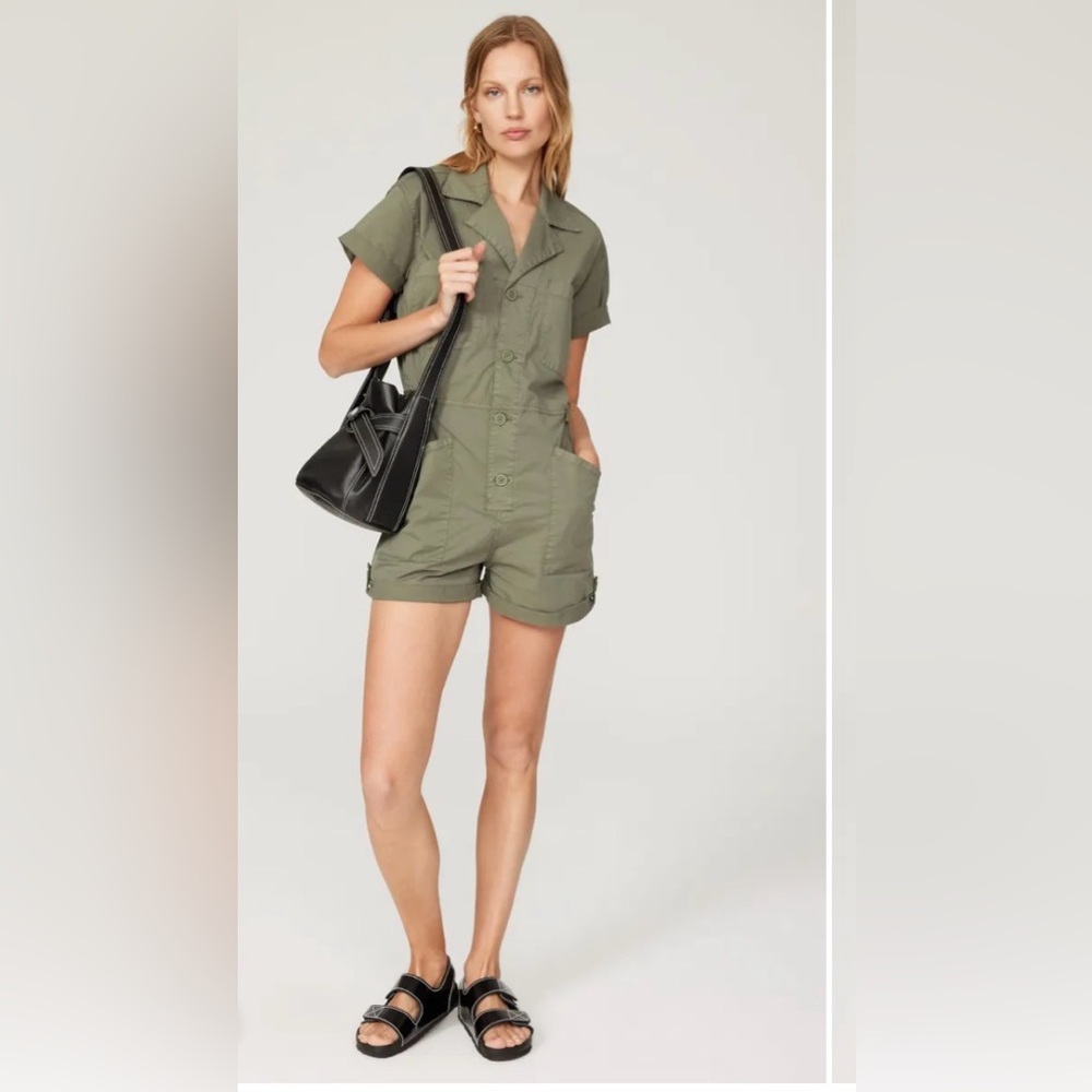 Pistola Parker Romper, Olive Green, L